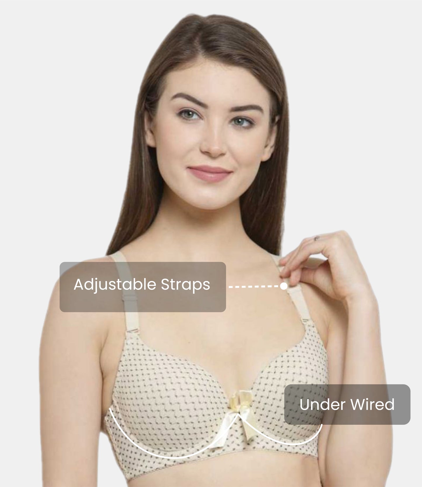 Women's Lace Padded Underwire Push Up Bra