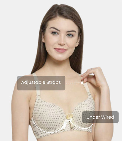 Women's Lace Padded Underwire Push Up Bra
