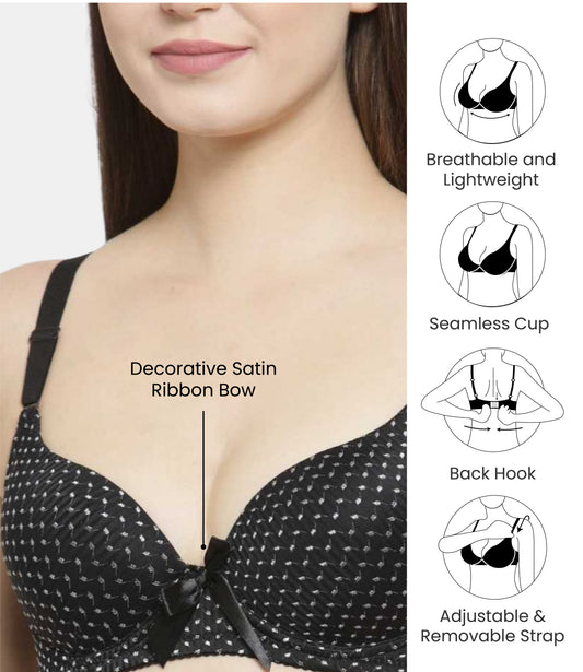 Women's Lace Padded Underwire Push Up Bra