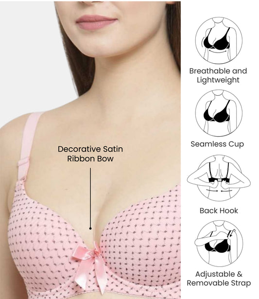 Women's Lace Padded Underwire Push Up Bra