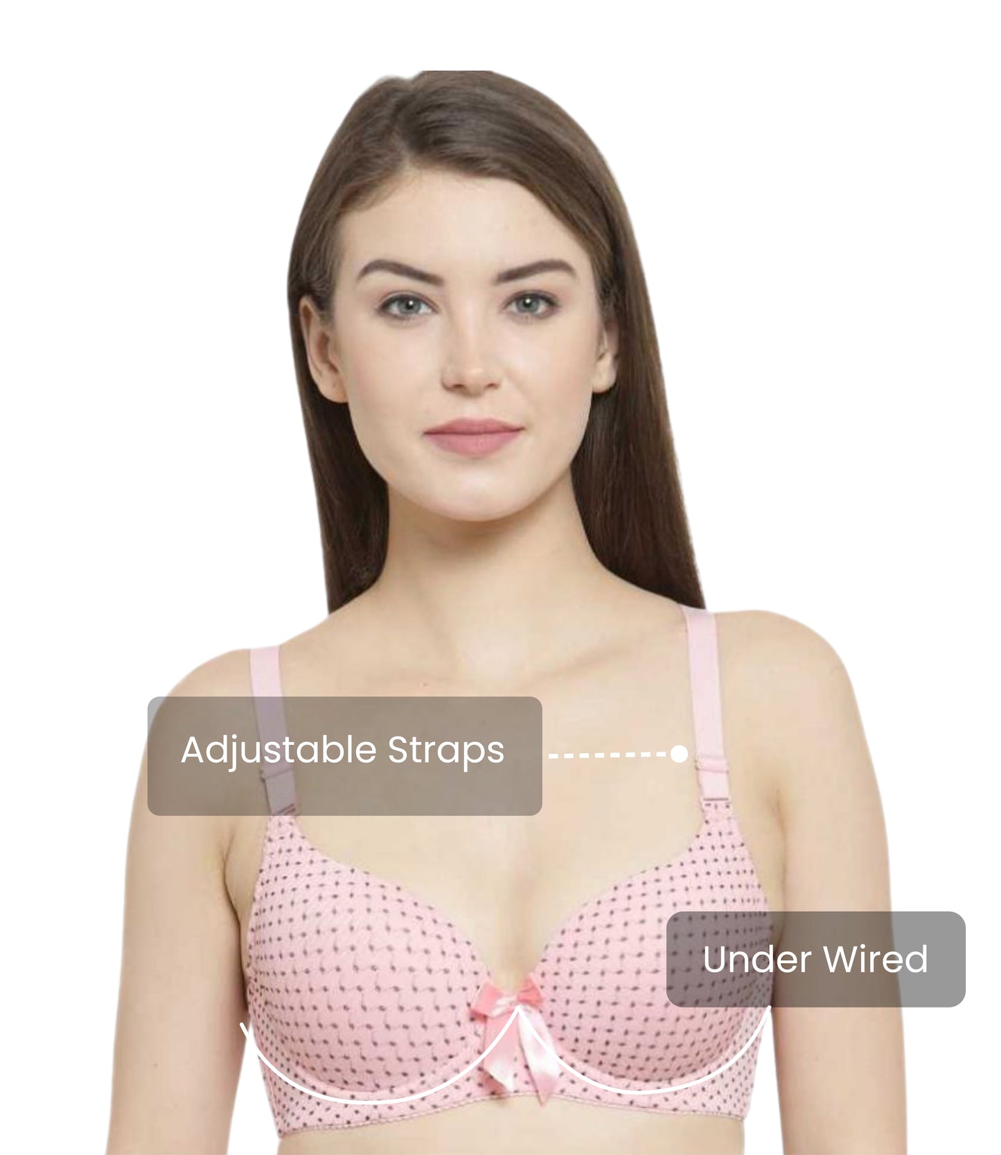 Women's Lace Padded Underwire Push Up Bra