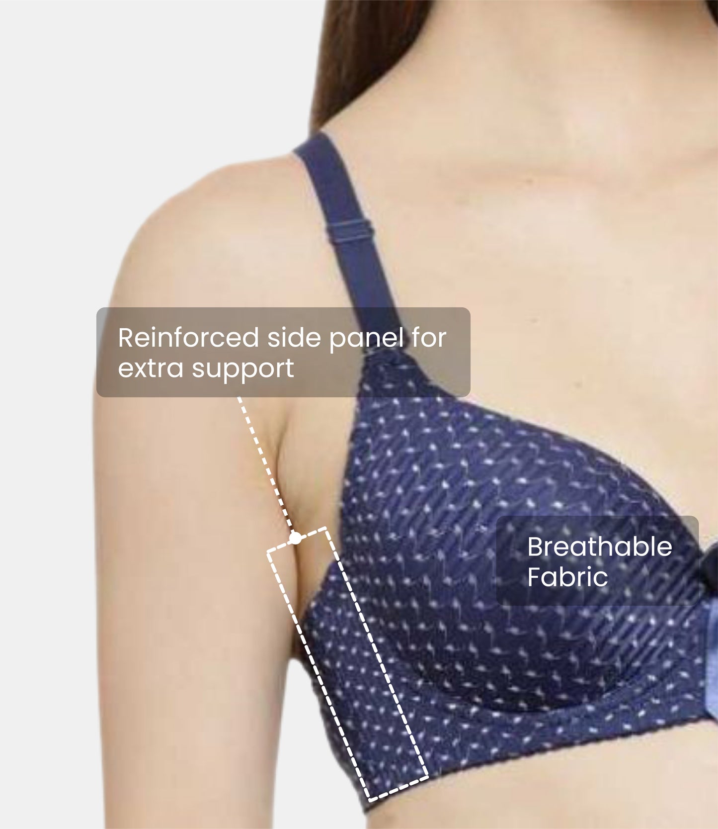 Women's Lace Padded Underwire Push Up Bra