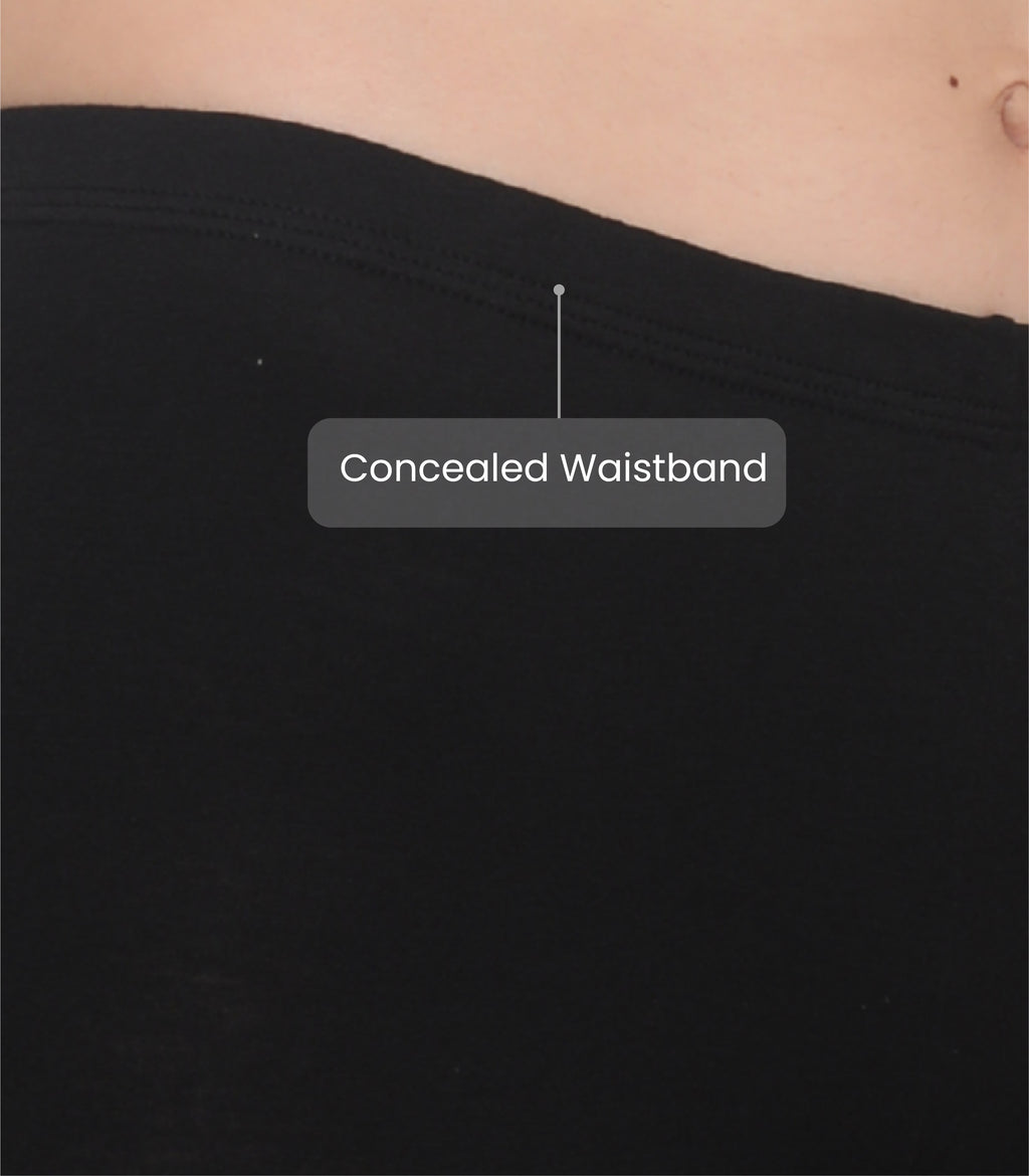 Bamboo Spandex Mid Rise Under Skirt Under Dress Shorts