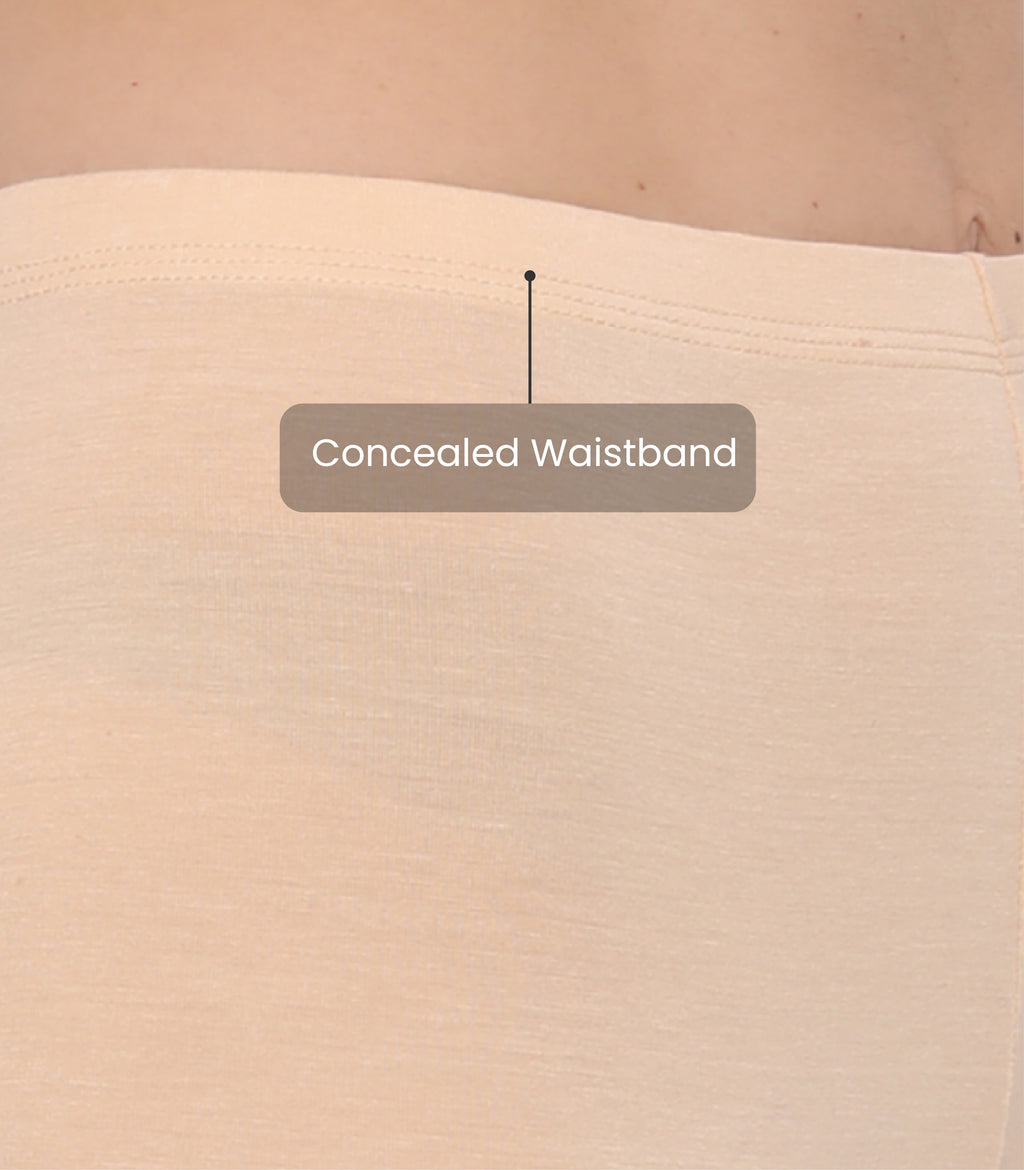 Bamboo Spandex Mid Rise Under Skirt Under Dress Shorts