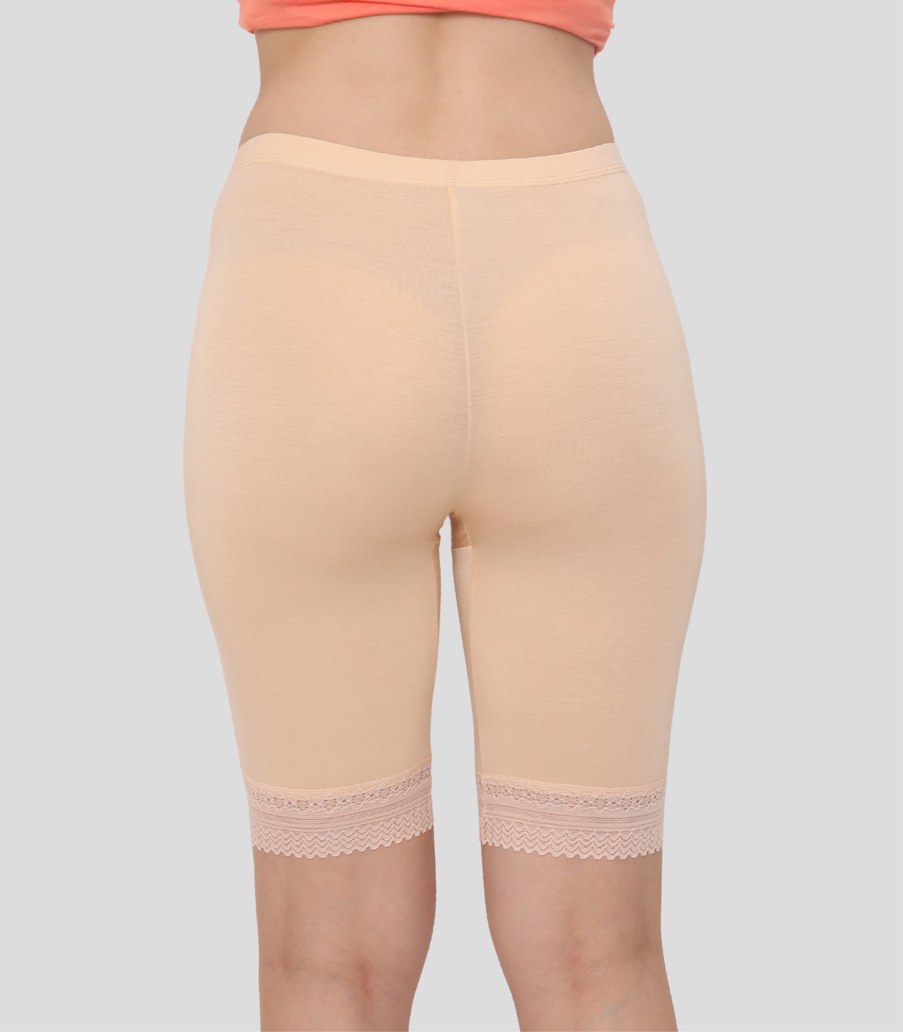 Bamboo Spandex Mid Rise Under Skirt Under Dress Shorts