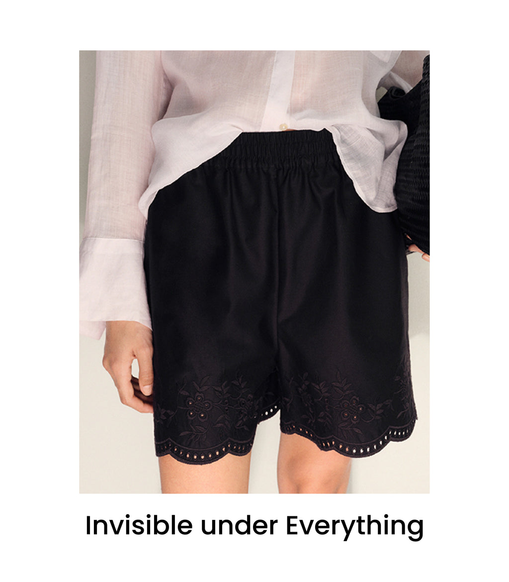 Bamboo Spandex Mid Rise Under Skirt Under Dress Shorts