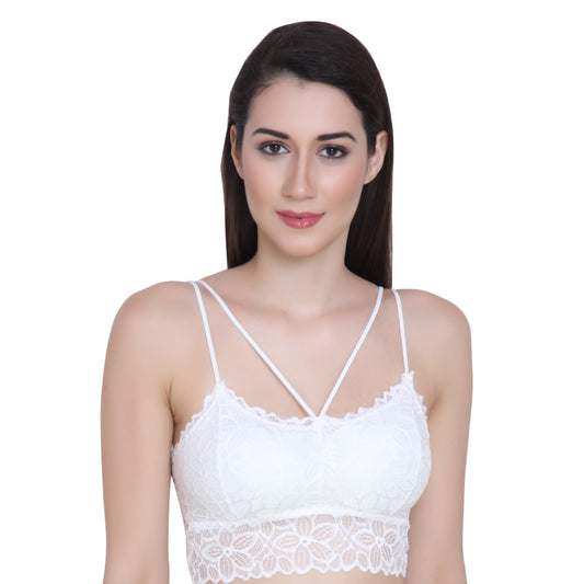 Stretchable Spaghetti Straps Bralette