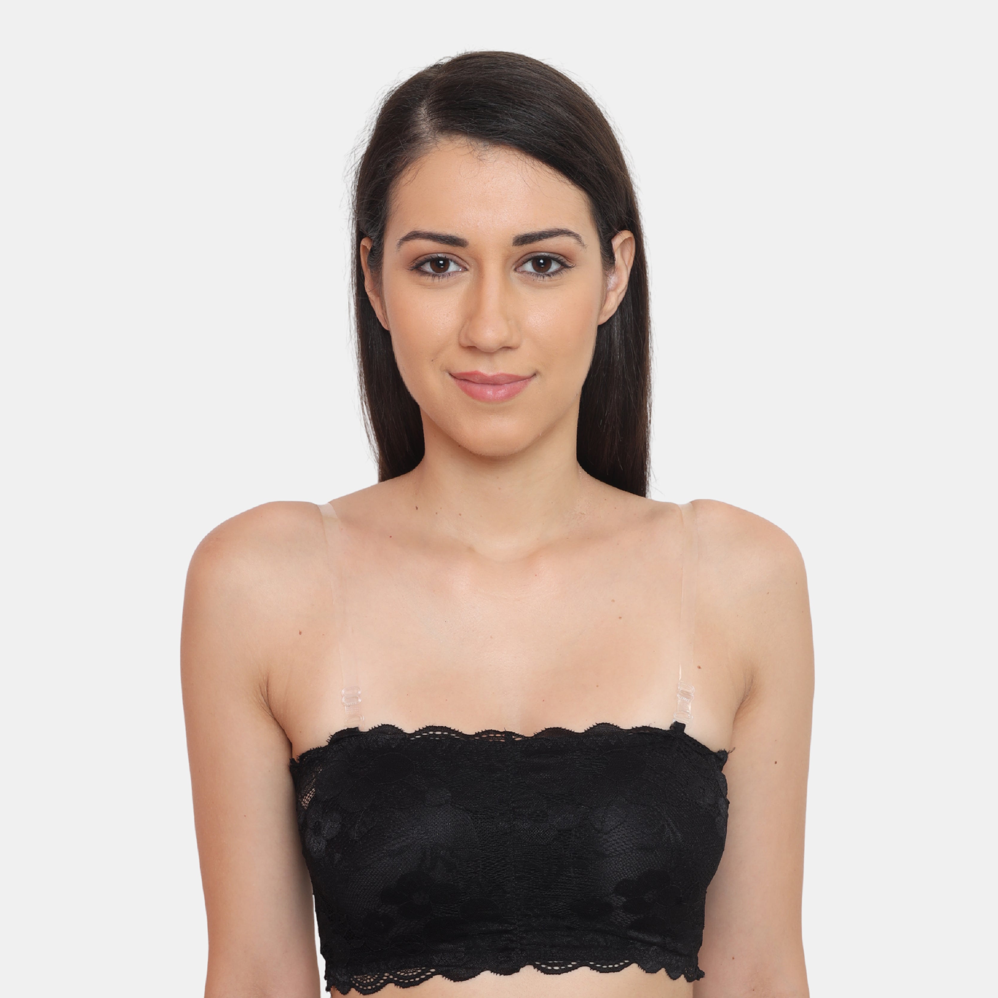 Strapless Padded Seamless Hook Closure Bra