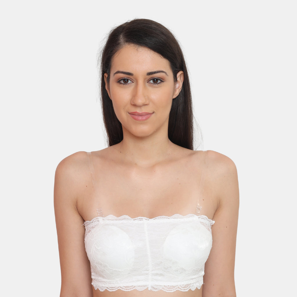 Strapless Padded Seamless Hook Closure Bra