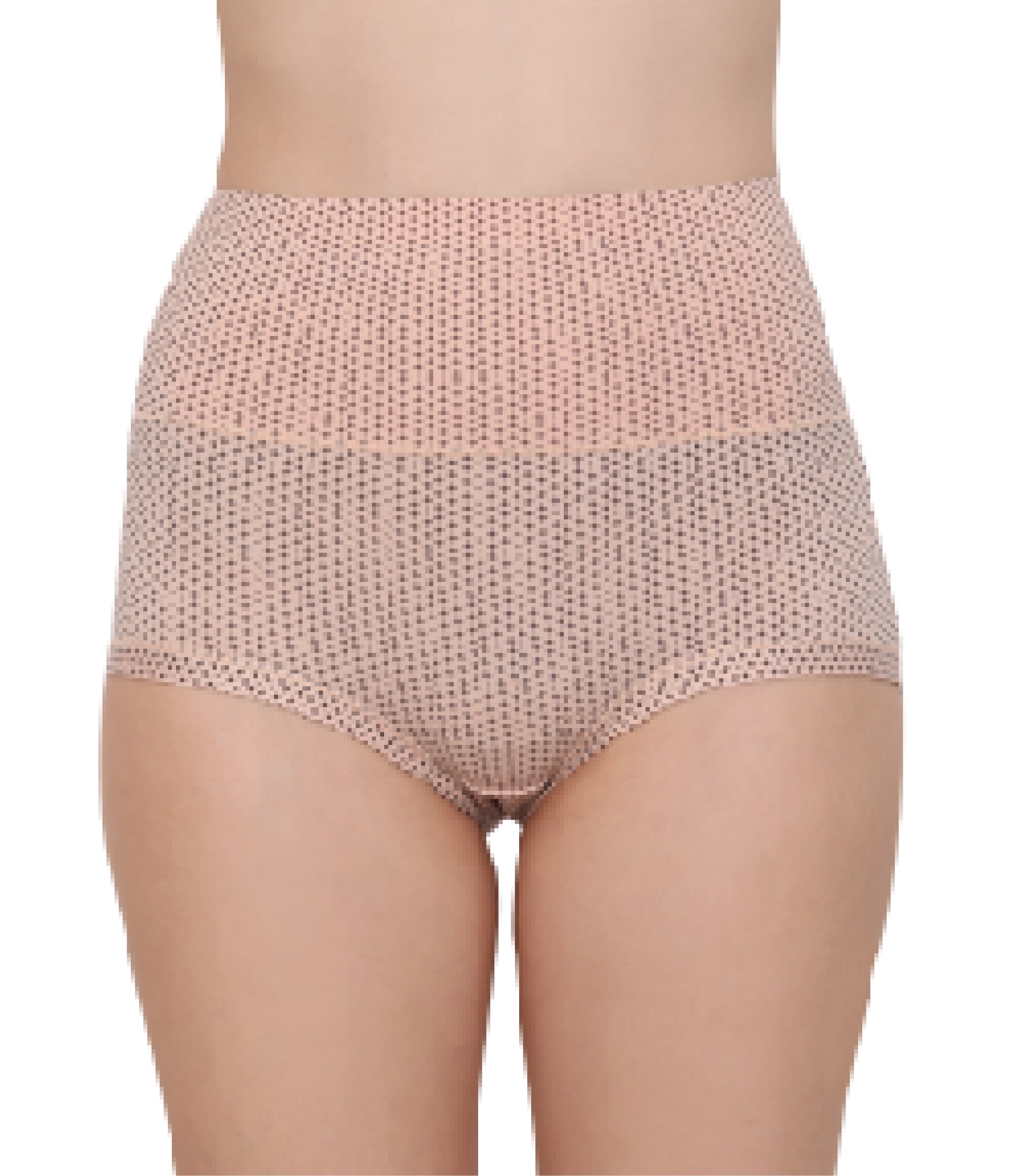 Women's Cotton Spandex Printed High Waist Hipster Panty