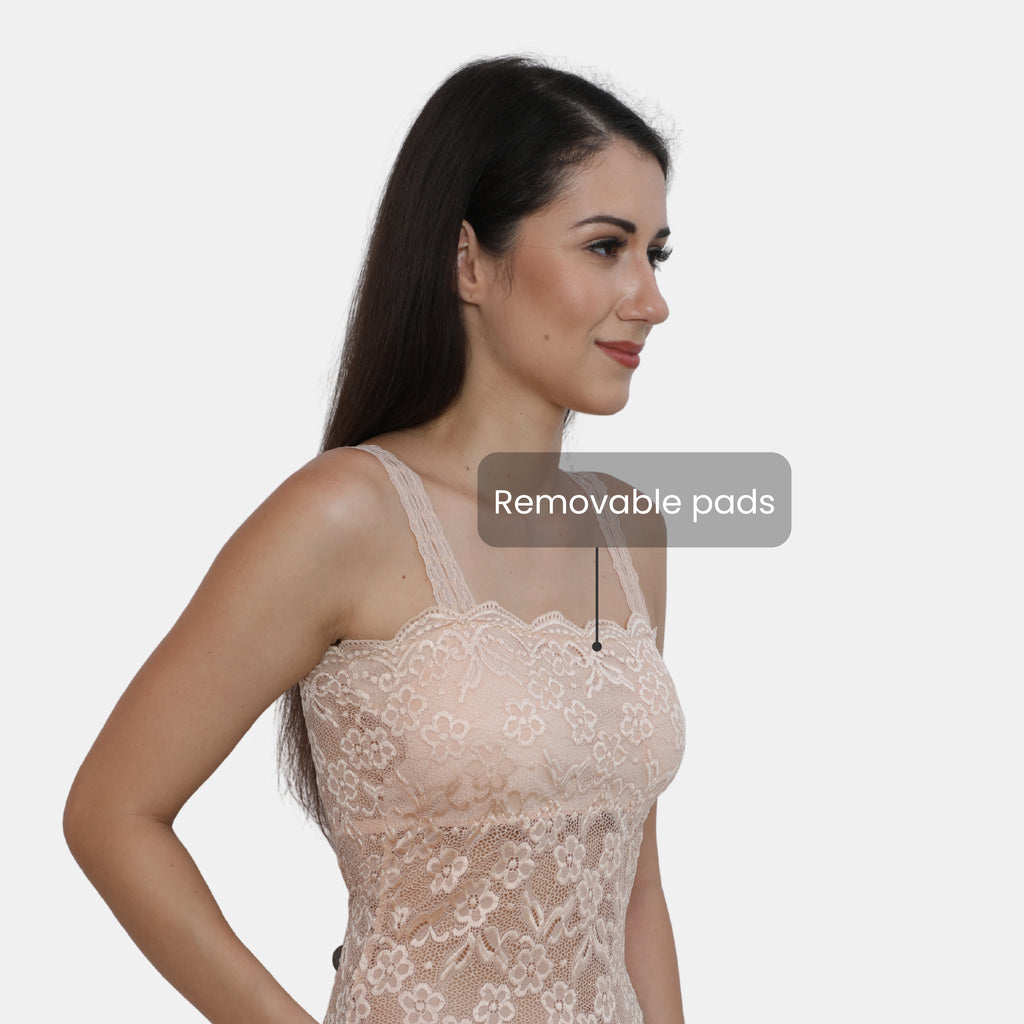 Floral Lace Padded Camisole