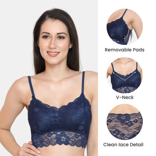 Stretchable Spaghetti Straps Bralette