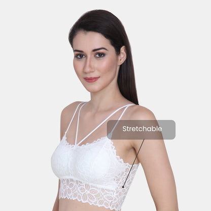Stretchable Spaghetti Straps Bralette