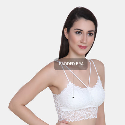 Stretchable Spaghetti Straps Bralette