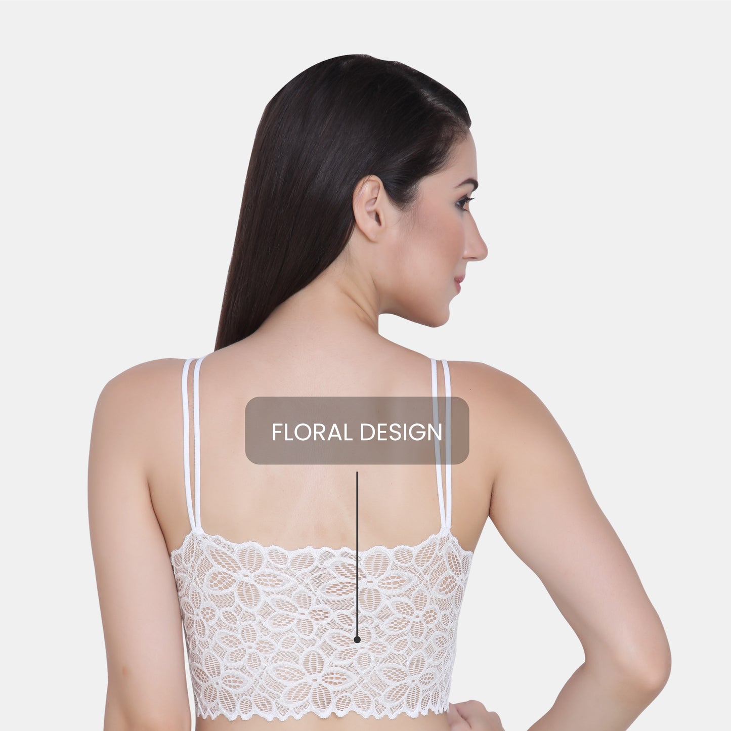 Stretchable Spaghetti Straps Bralette