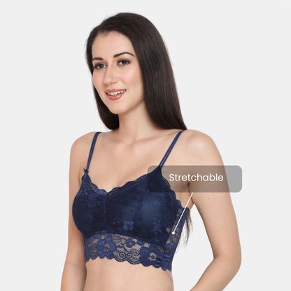 Stretchable Spaghetti Straps Bralette