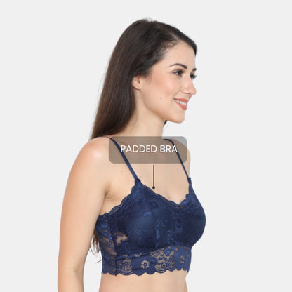 Stretchable Spaghetti Straps Bralette