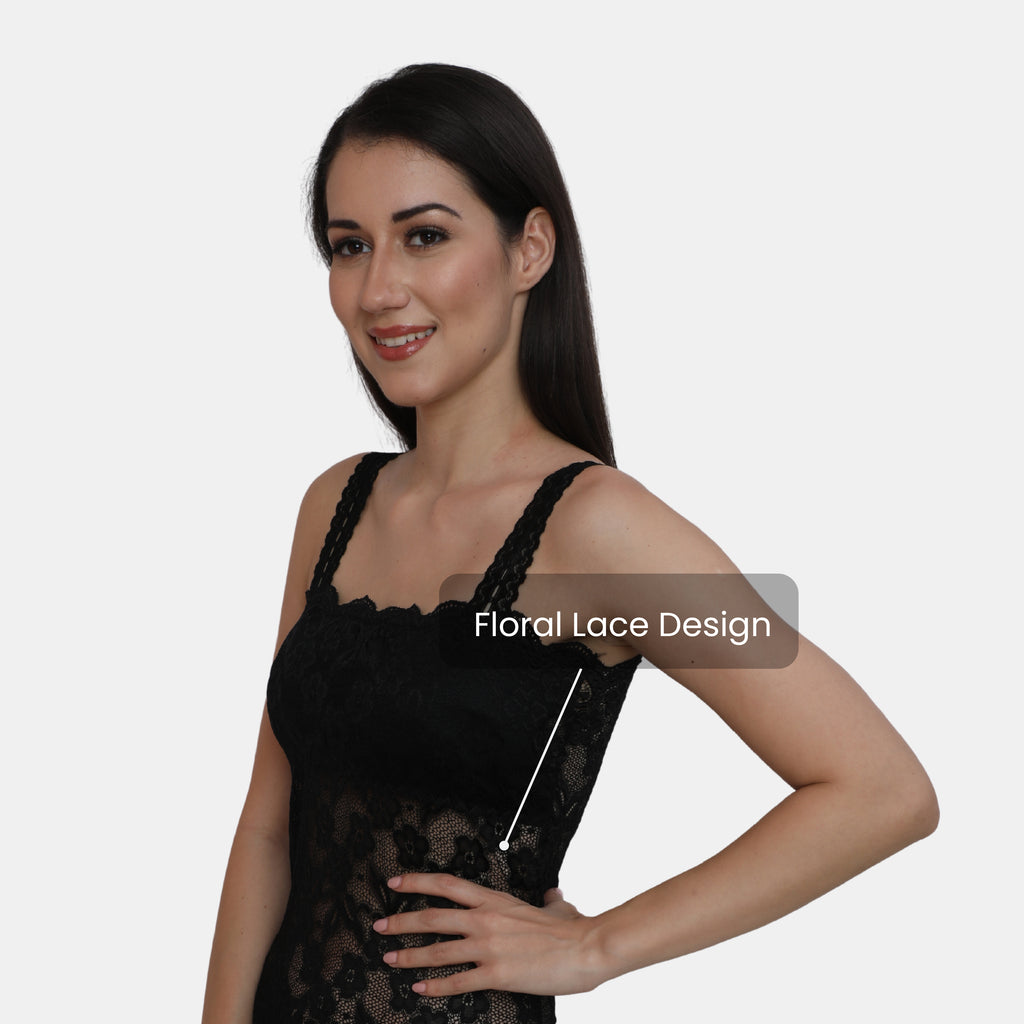 Lightly Padded Floral Lace Camisole