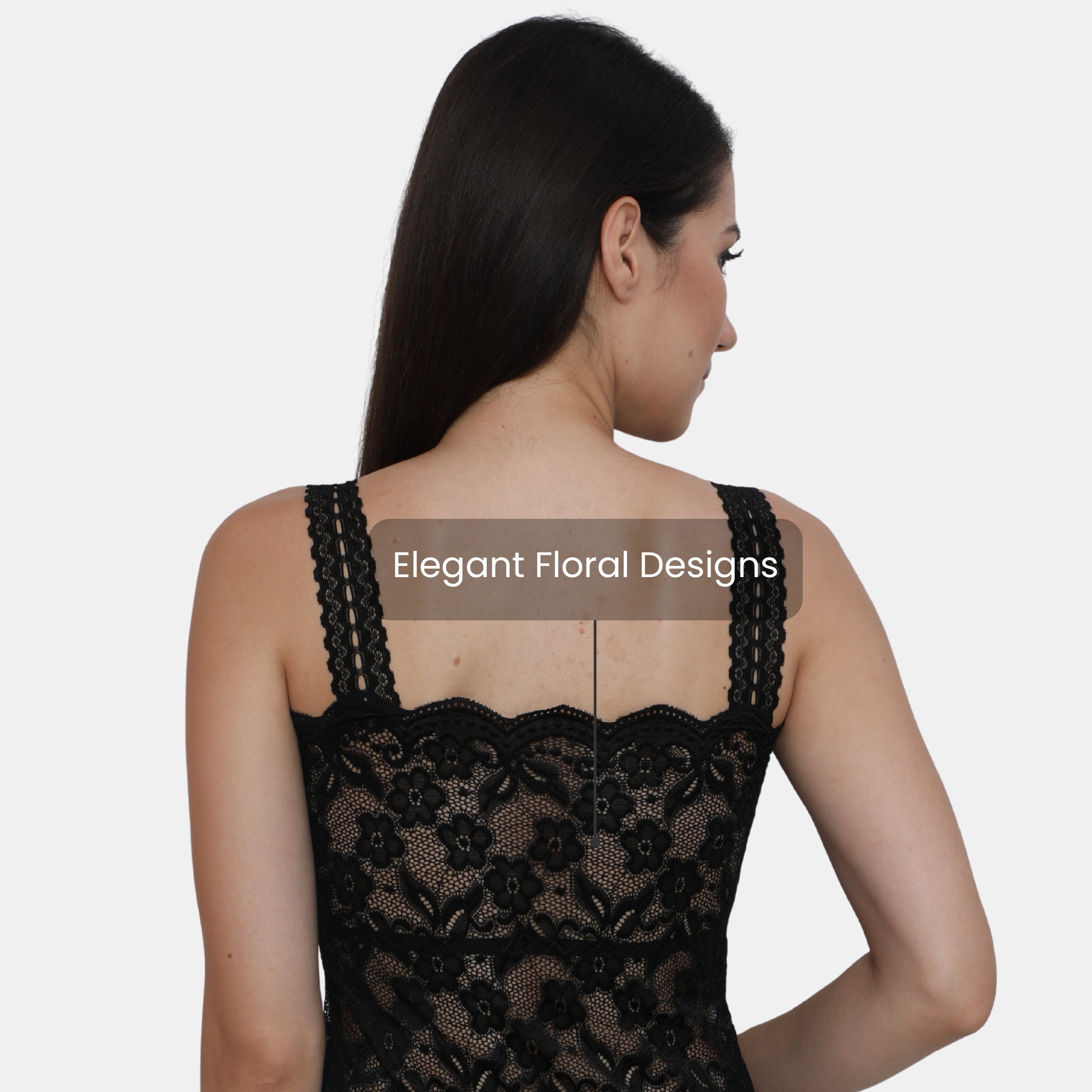 Lightly Padded Floral Lace Camisole