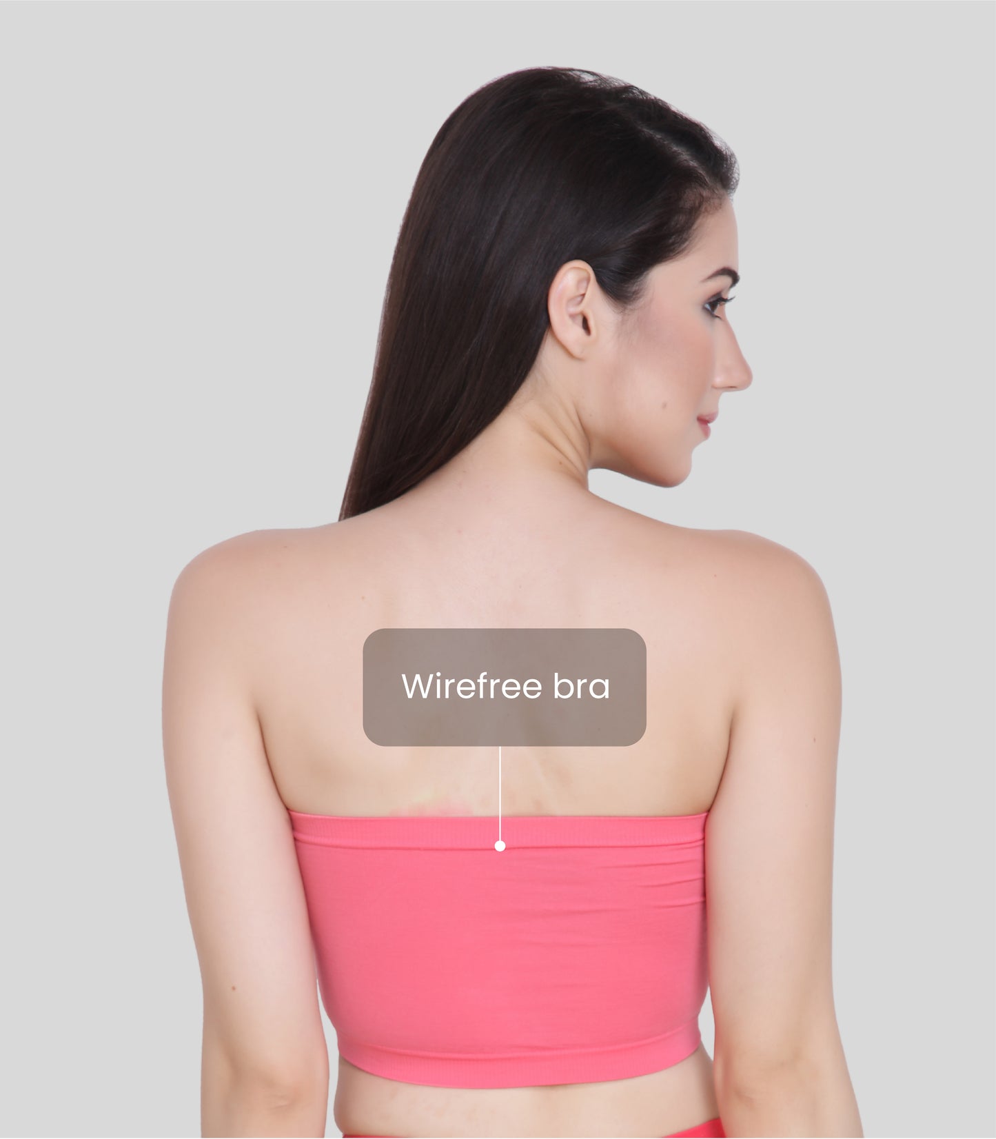 Everyday Wear Padded Tube Bra Wire Free Stretchable Strapless Bandeau Bras