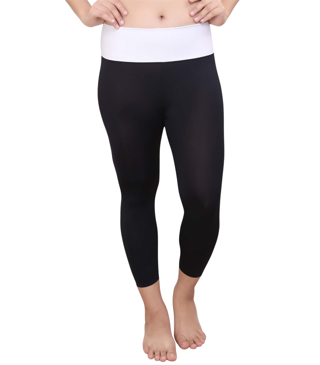 Nylon Spandex High Waist Ankle Length Legging