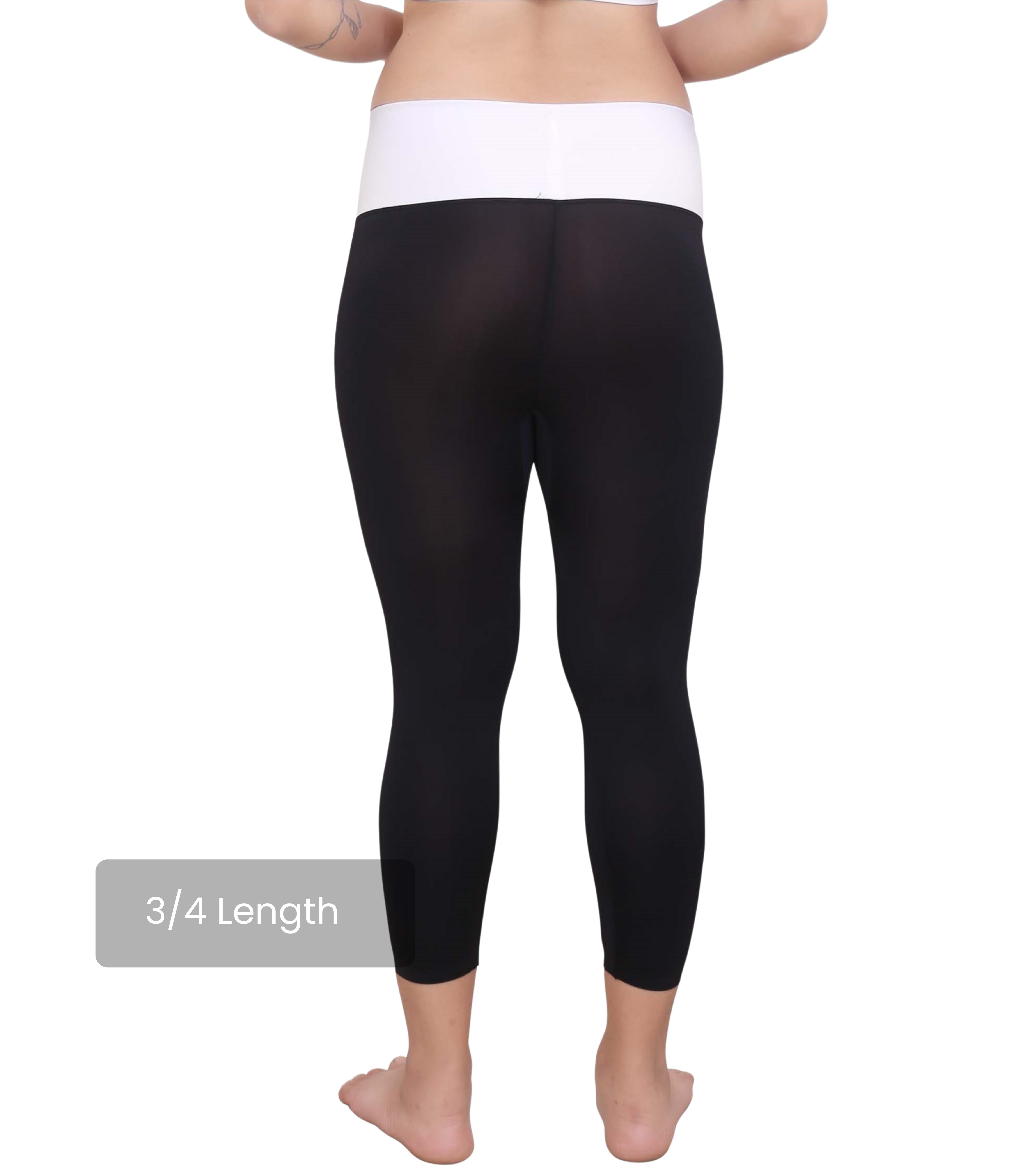 Nylon Spandex High Waist Ankle Length Legging