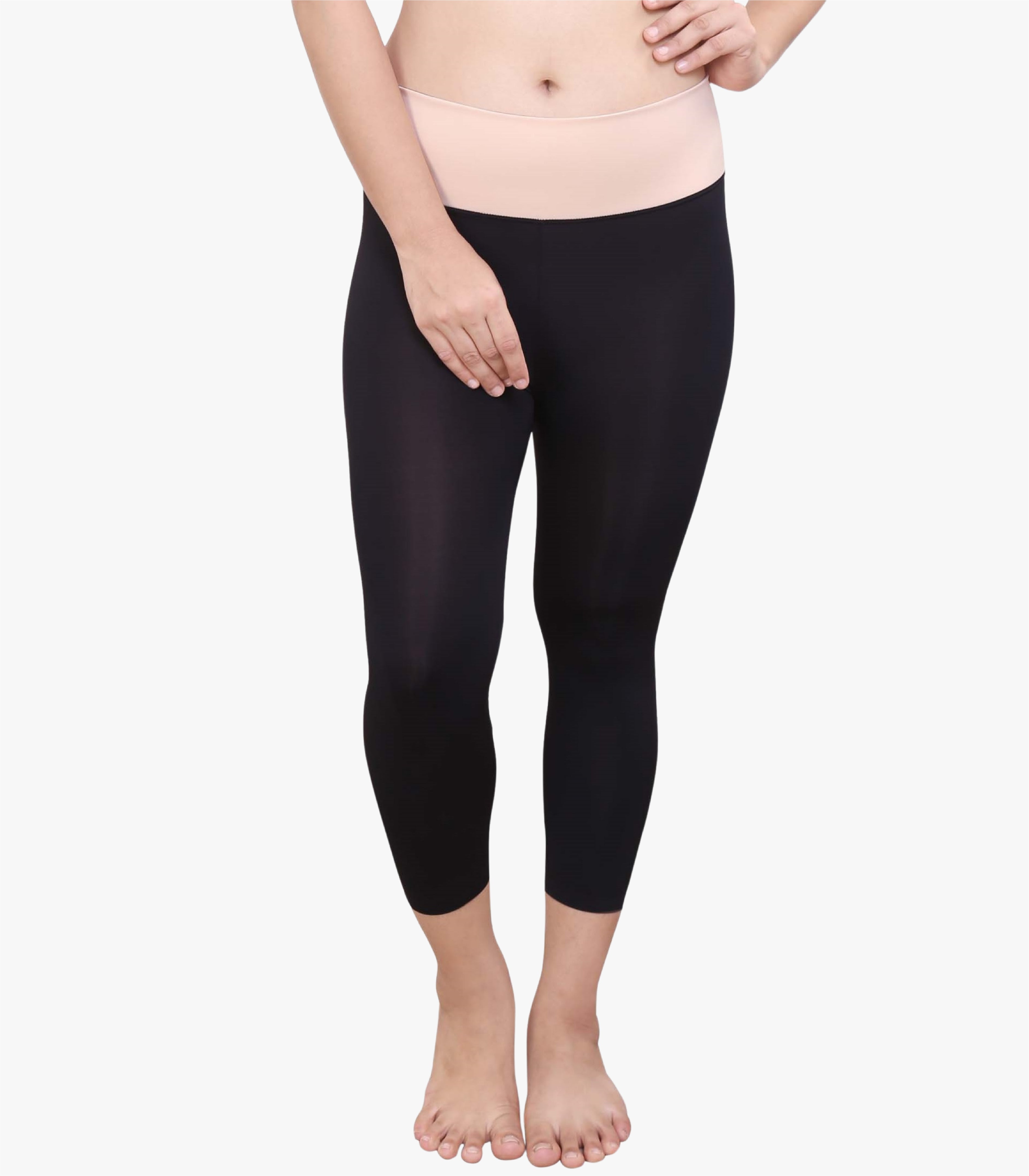 Nylon Spandex High Waist Ankle Length Legging