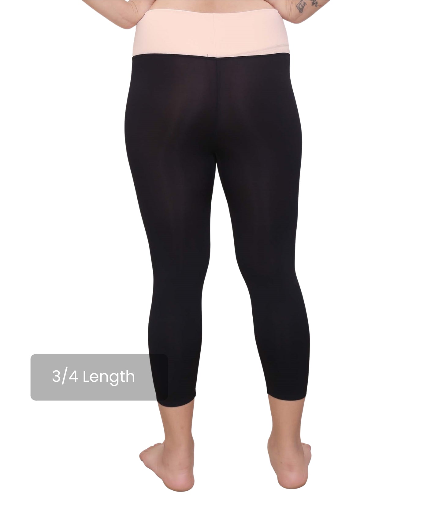 Nylon Spandex High Waist Ankle Length Legging