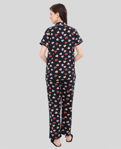 Printed Full Length Night Gown
