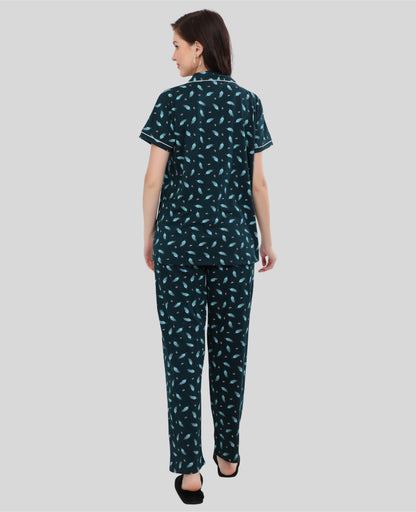 Printed Full Length Night Gown