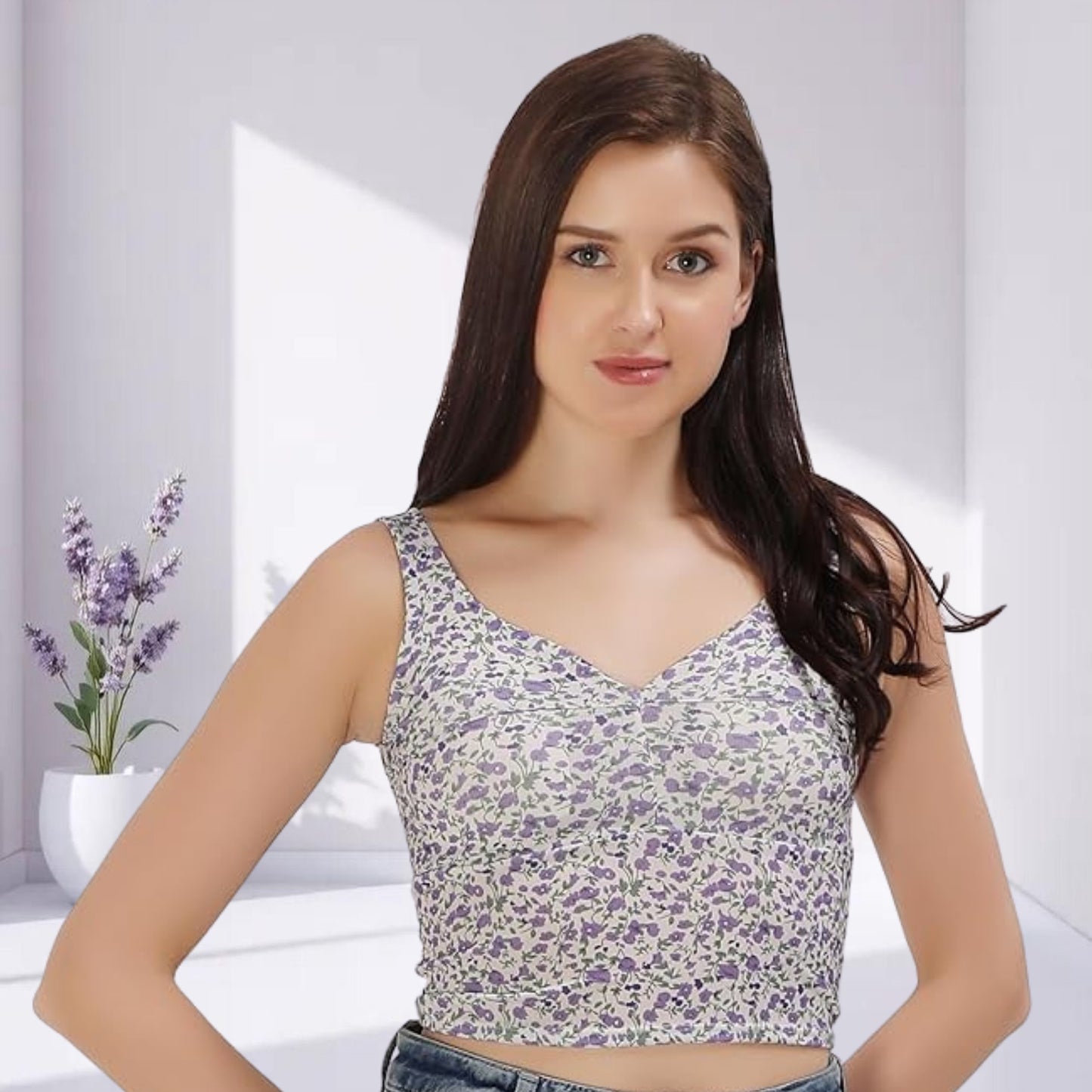 Printed Western Top