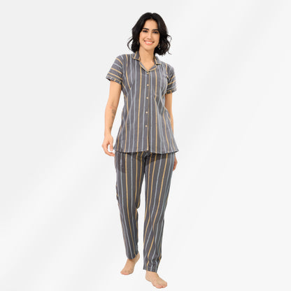 Printed Full Length Night Gown
