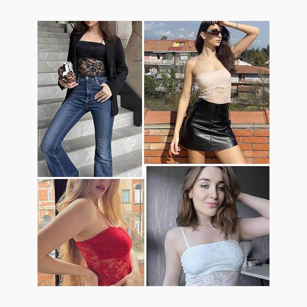 Floral Lace Padded Camisole