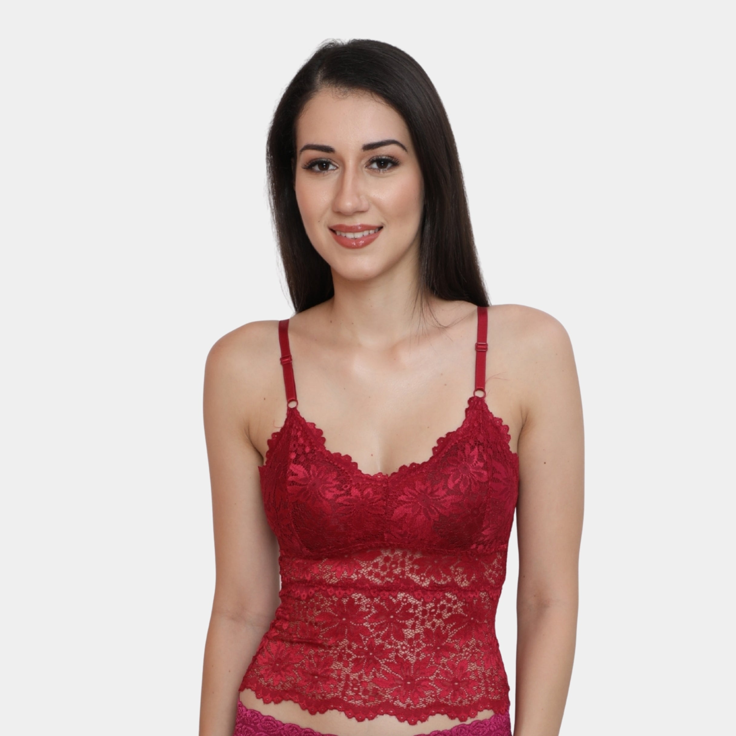 Floral Lace Padded Camisole