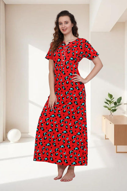 Hosiery Cotton Nighty Gown for Women